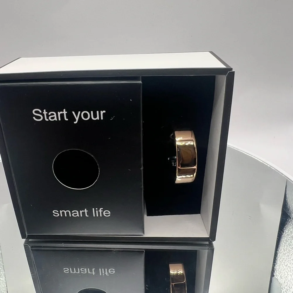 NWT Rose Gold Limited Edition Smart Ring Health/Sleep/Fitness Monitor